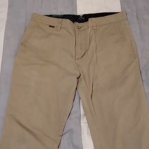 Quicksilver flat front khakis